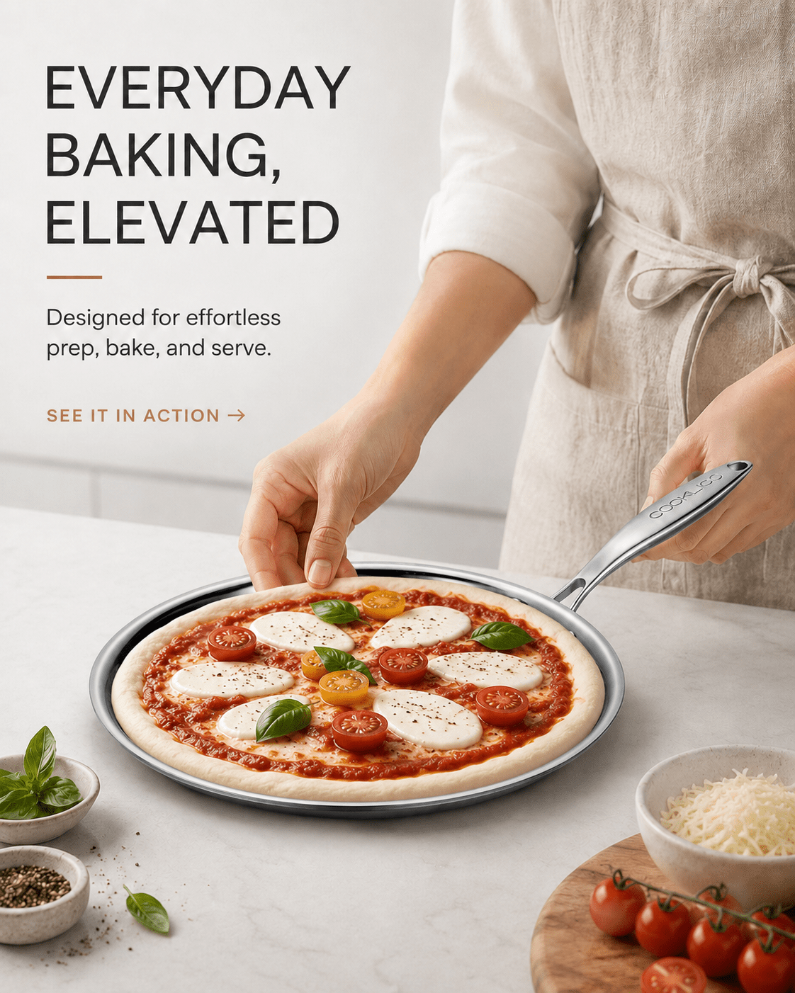 Titanium Pizza Pan - Cooklico