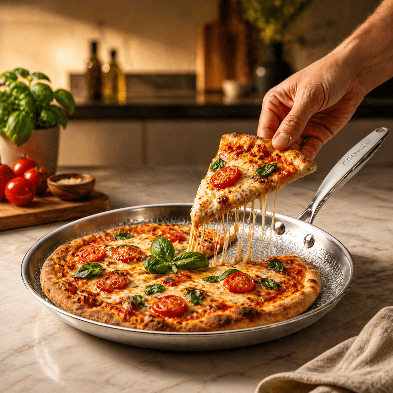 Titanium Pizza Pan - Cooklico