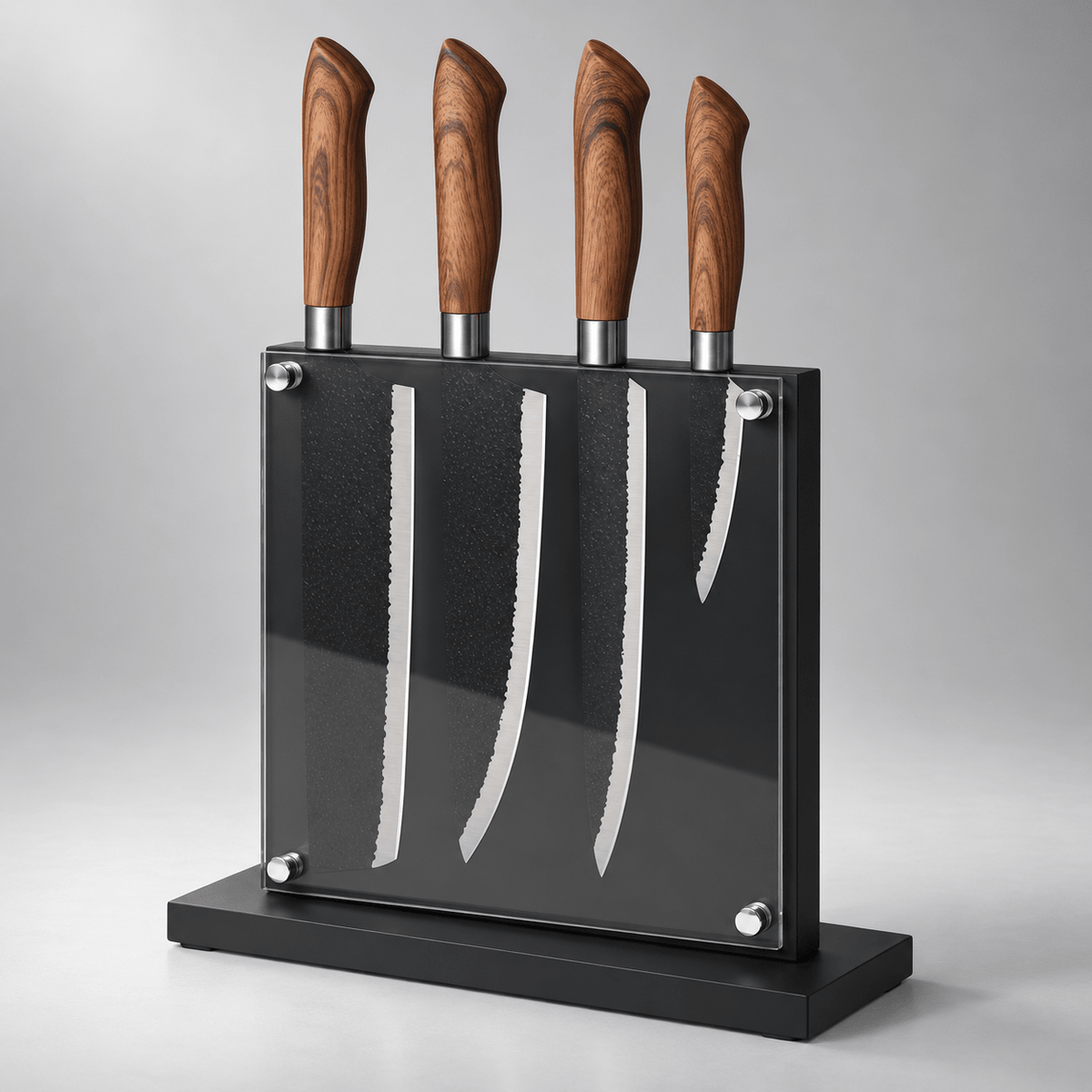 Acrylic Magnetic Knife Block - Cooklico