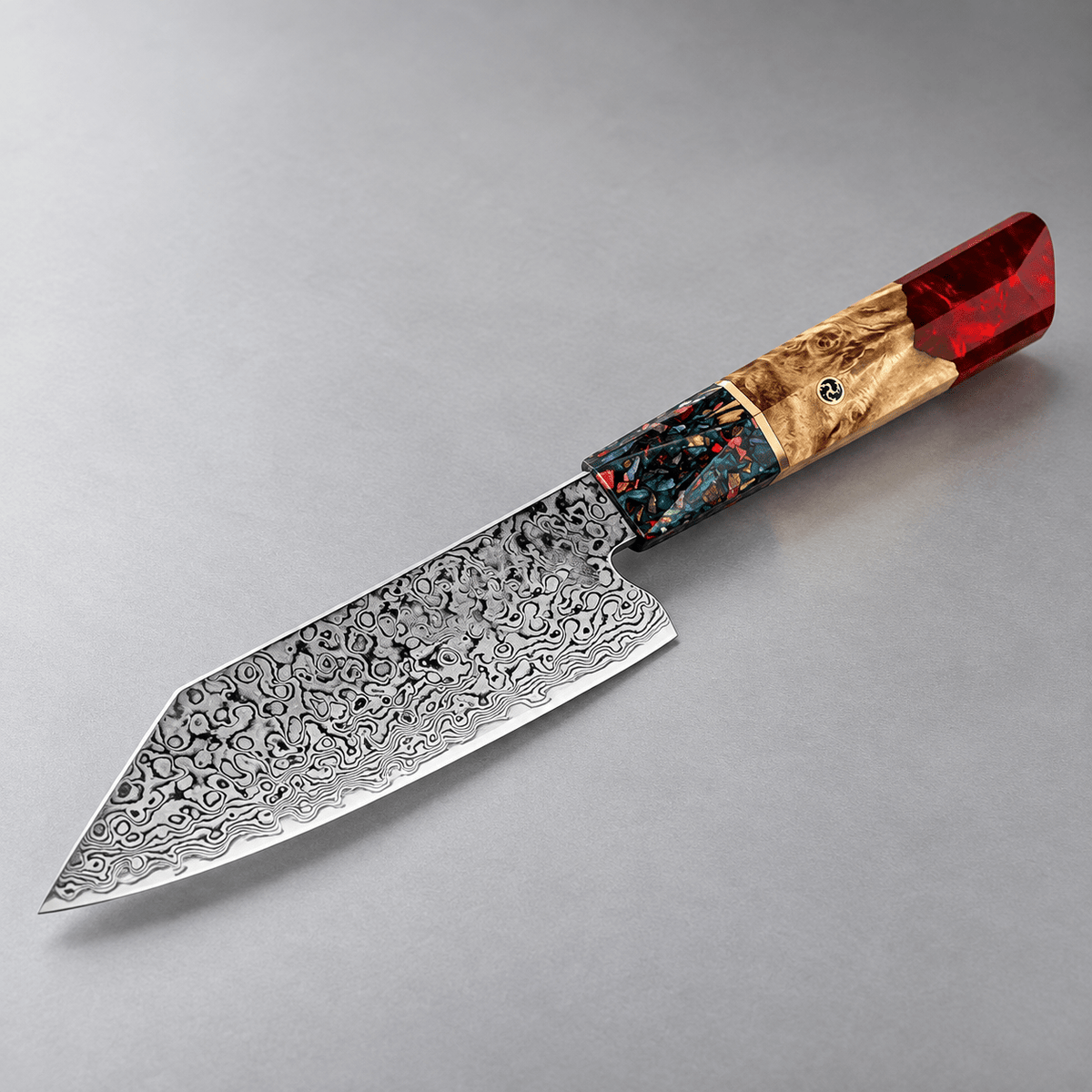 Ember Damascus Chef Knife - Cooklico