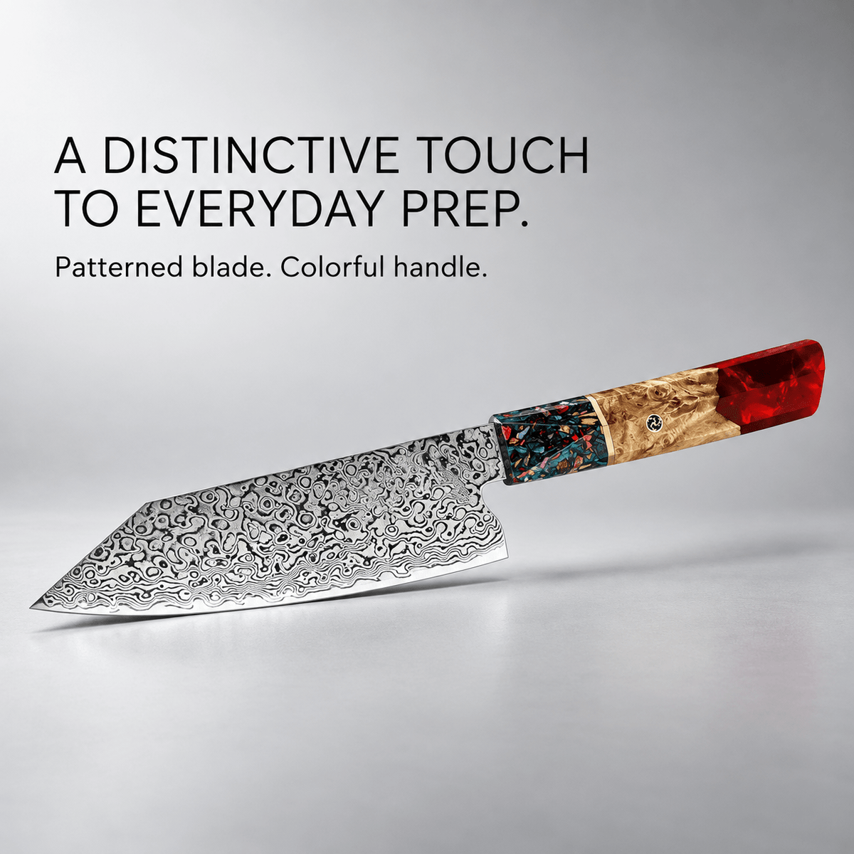 Ember Damascus Chef Knife - Cooklico