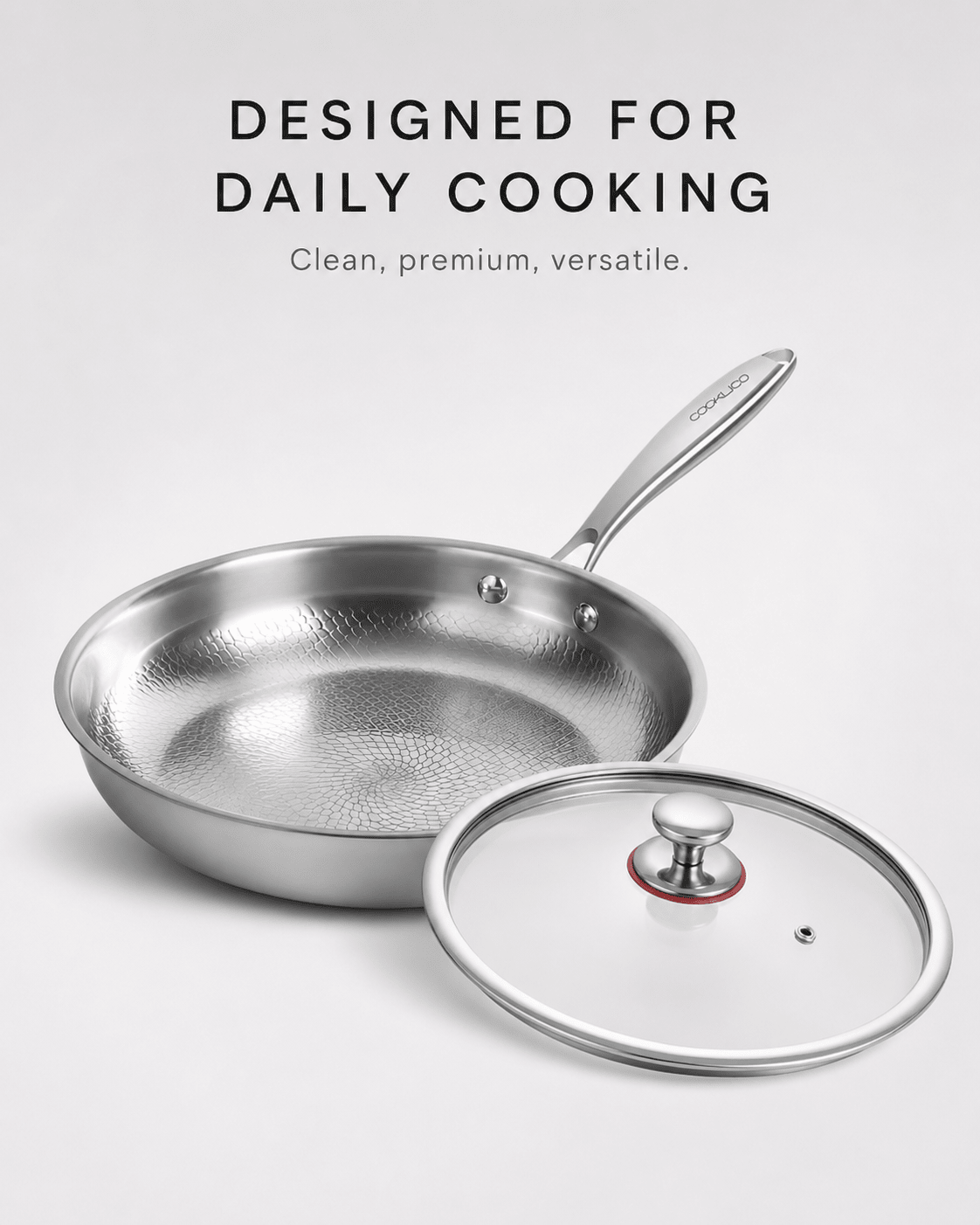 Titanium Pro Pan with Free Lid - Cooklico