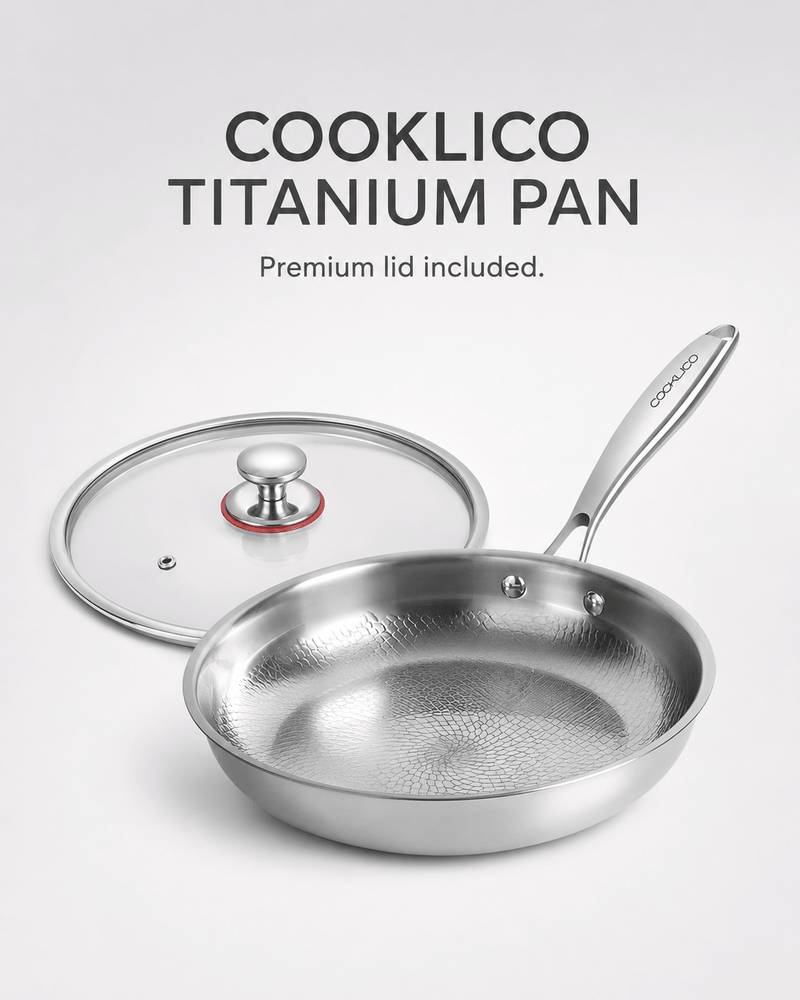 Titanium Pro Pan with Free Lid - Cooklico