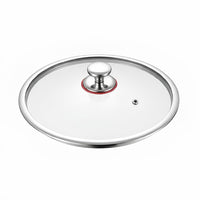 Premium glass lid included