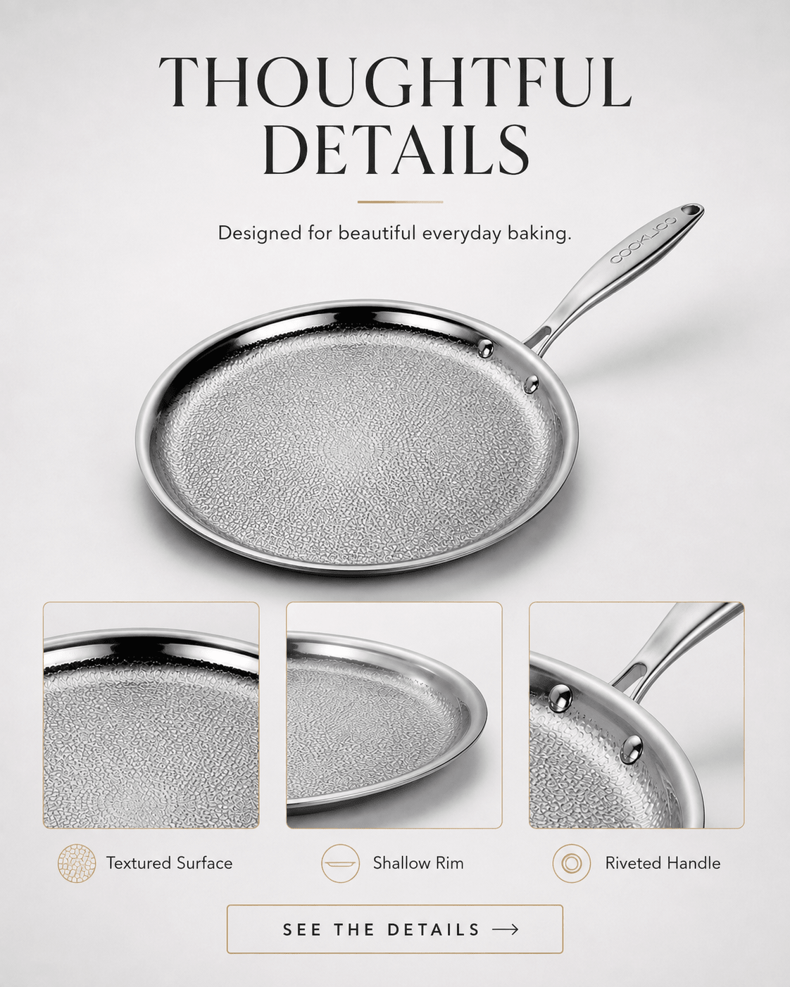 Titanium Pizza Pan - Cooklico