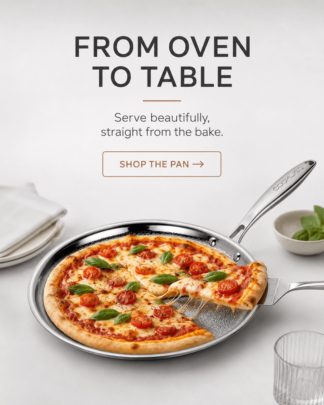Titanium Pizza Pan - Cooklico