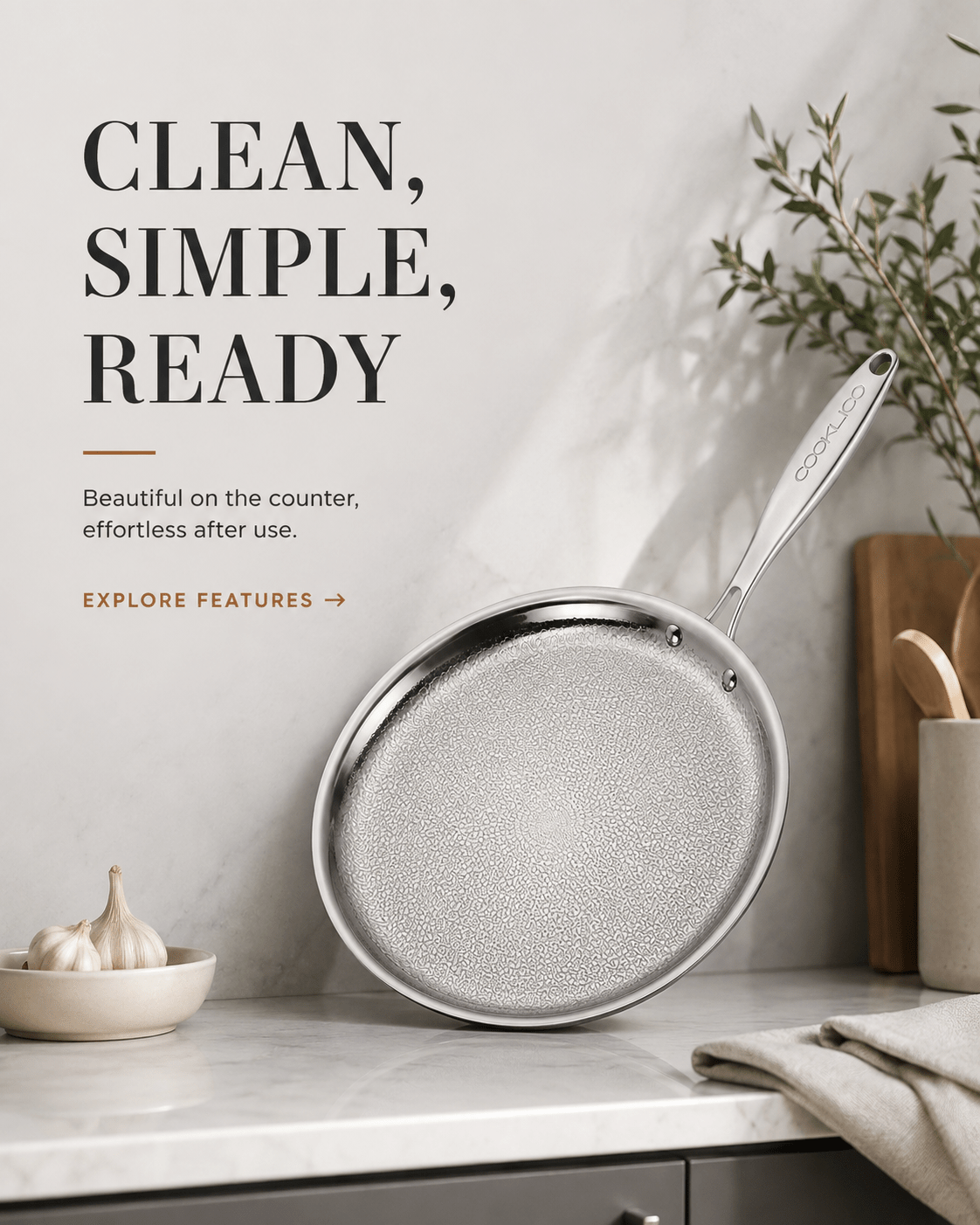 Titanium Pizza Pan - Cooklico