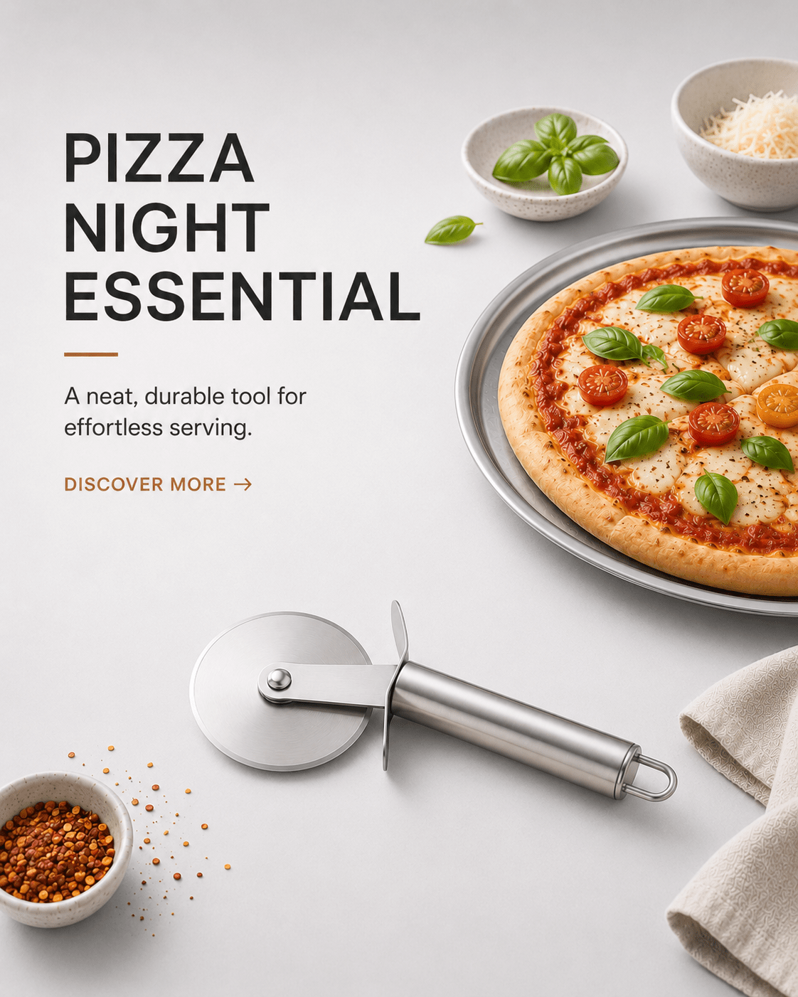 Round Pizza Cutter - Cooklico