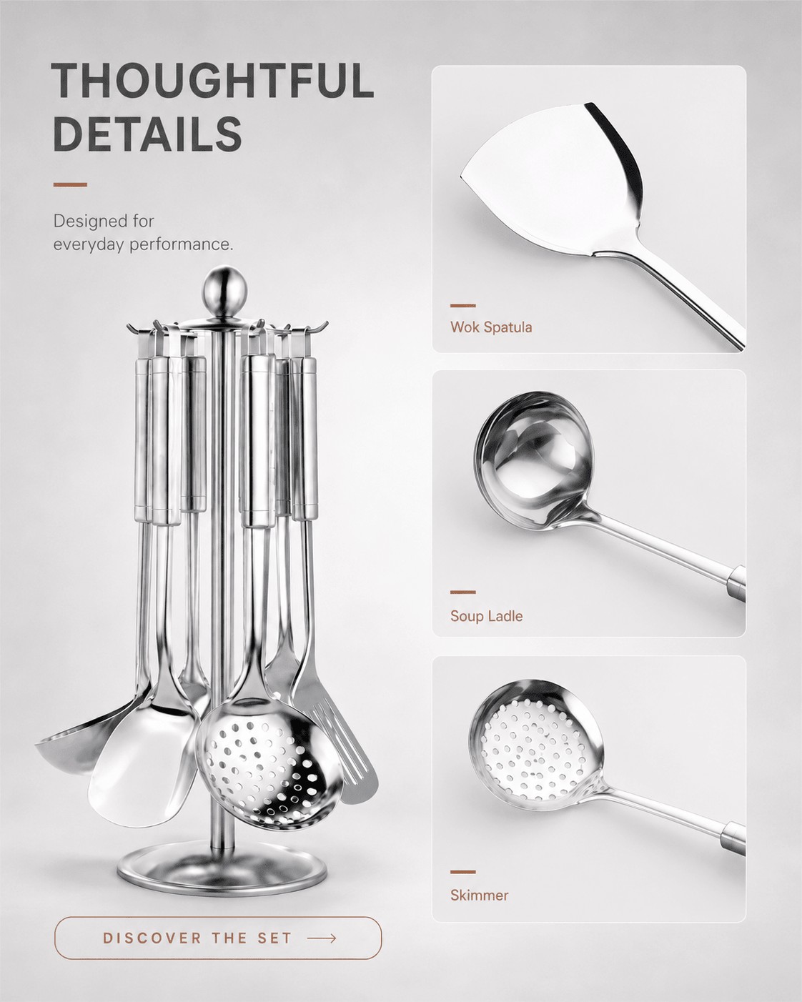 Titanium Utensils Set - Cooklico