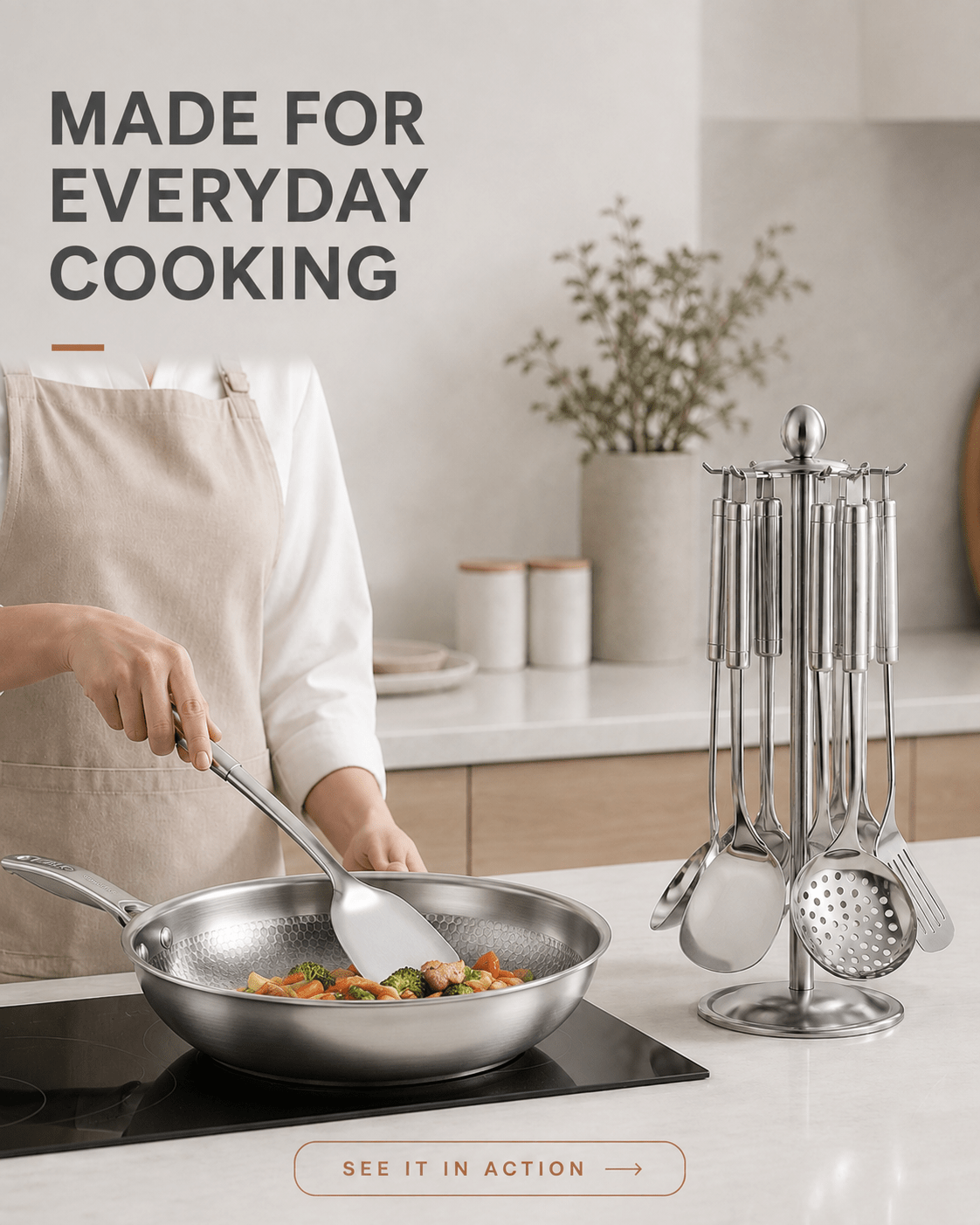 Titanium Utensils Set - Cooklico