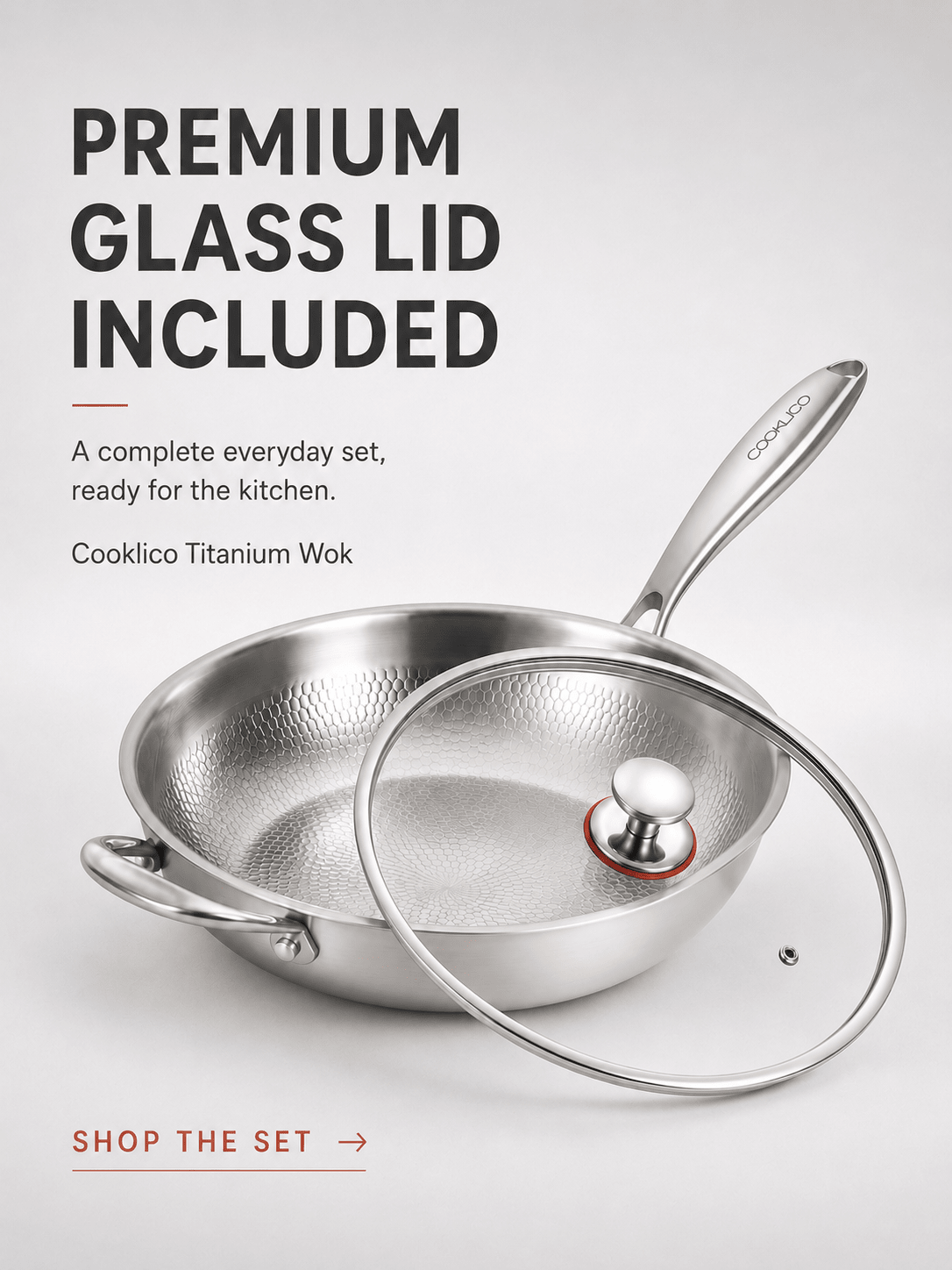 Titanium Wok Pan - Cooklico