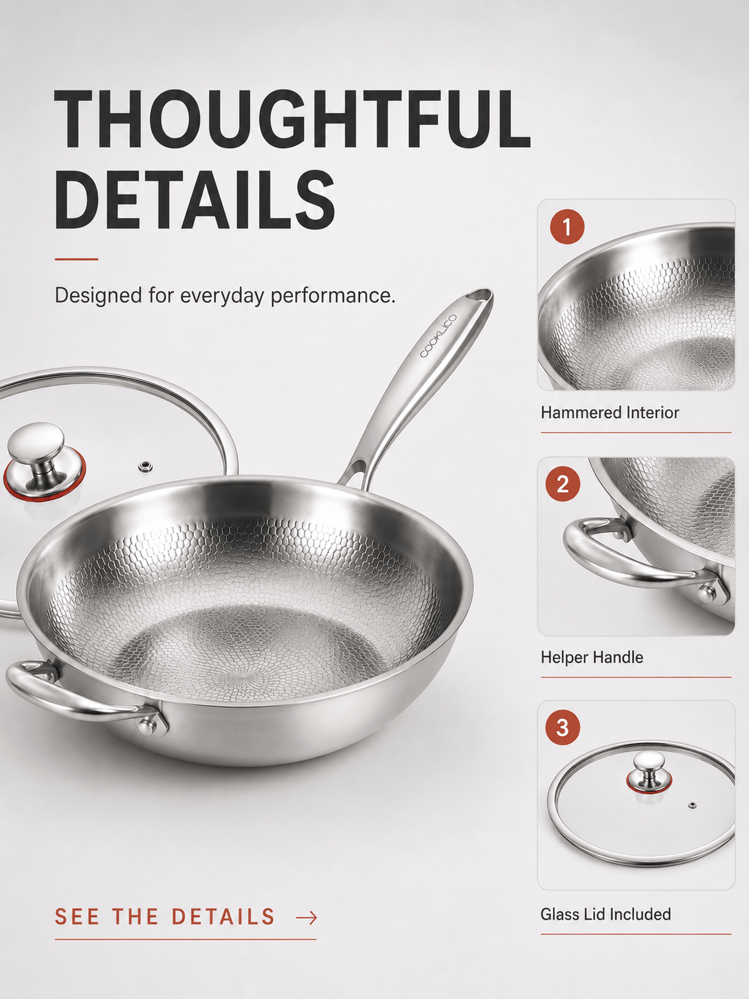 Titanium Wok Pan - Cooklico