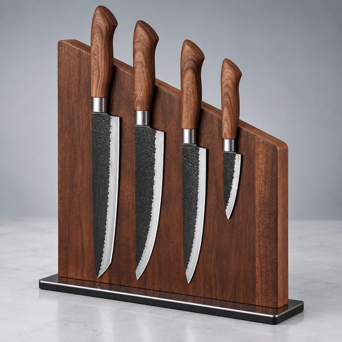 Wooden Magnetic Knife Block